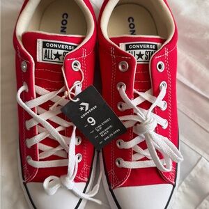 Converse Red and White Sneakers